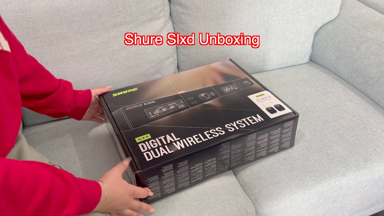 Shure Slxd Unboxing