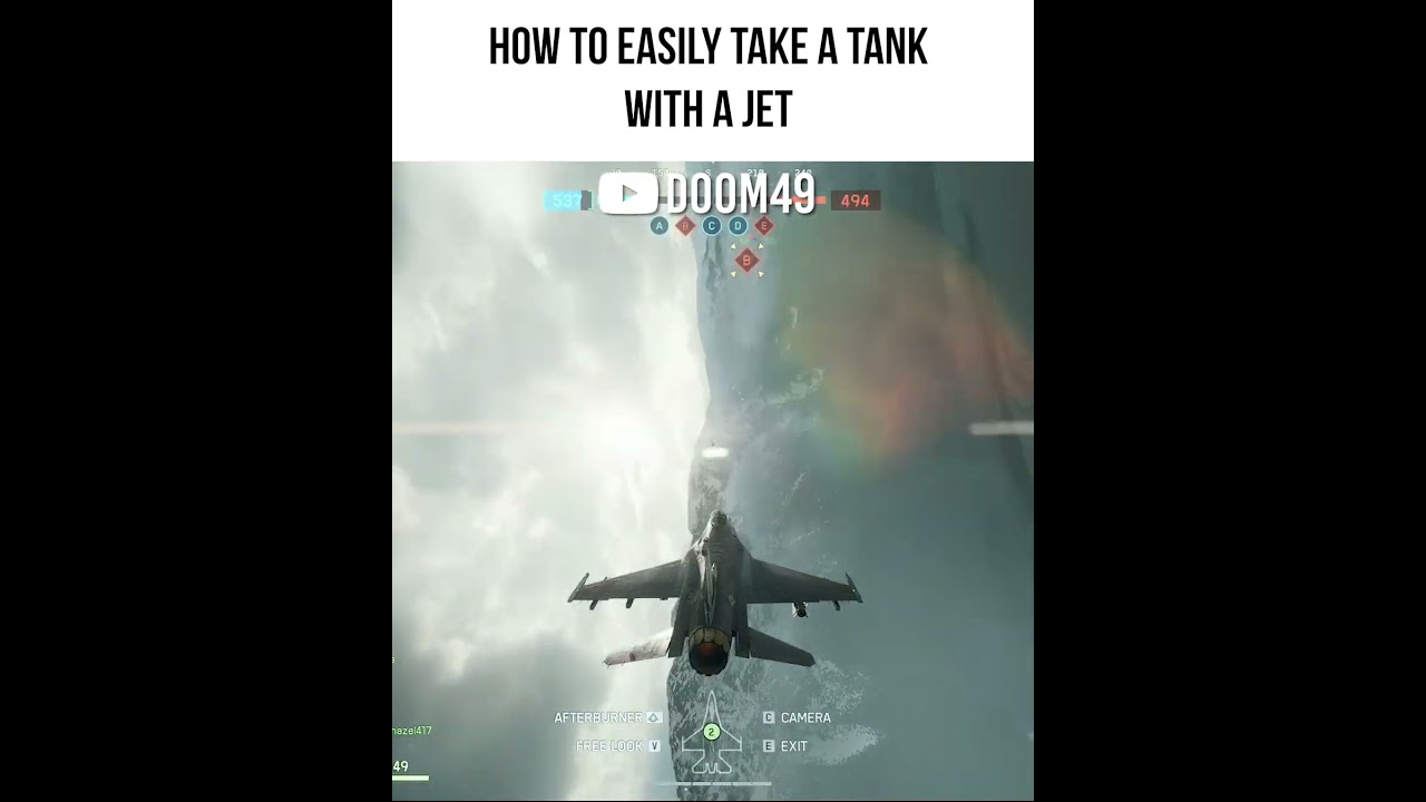 Как легко захватить танк с помощью реактивного самолёта в Battlefield 6