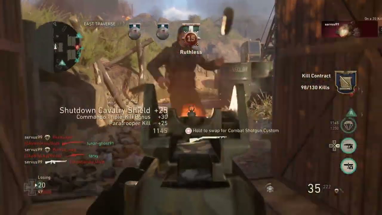 WW2: Solo 210 Kills Shipment (Fresh KGM Gameplay)