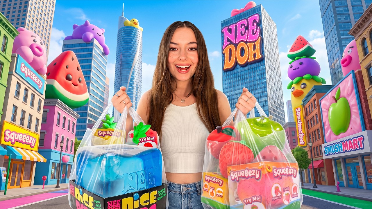 Znalazłam PRAWDZIWE MIASTO SQUISHY i wydałam w nim 1 000$!