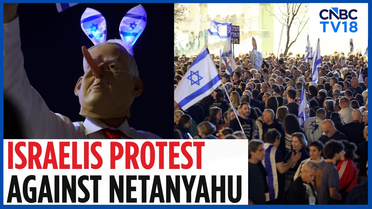 Israelis Protest In Tel Aviv Against Netanyahu As Iran Peace Talks Falter | N18G