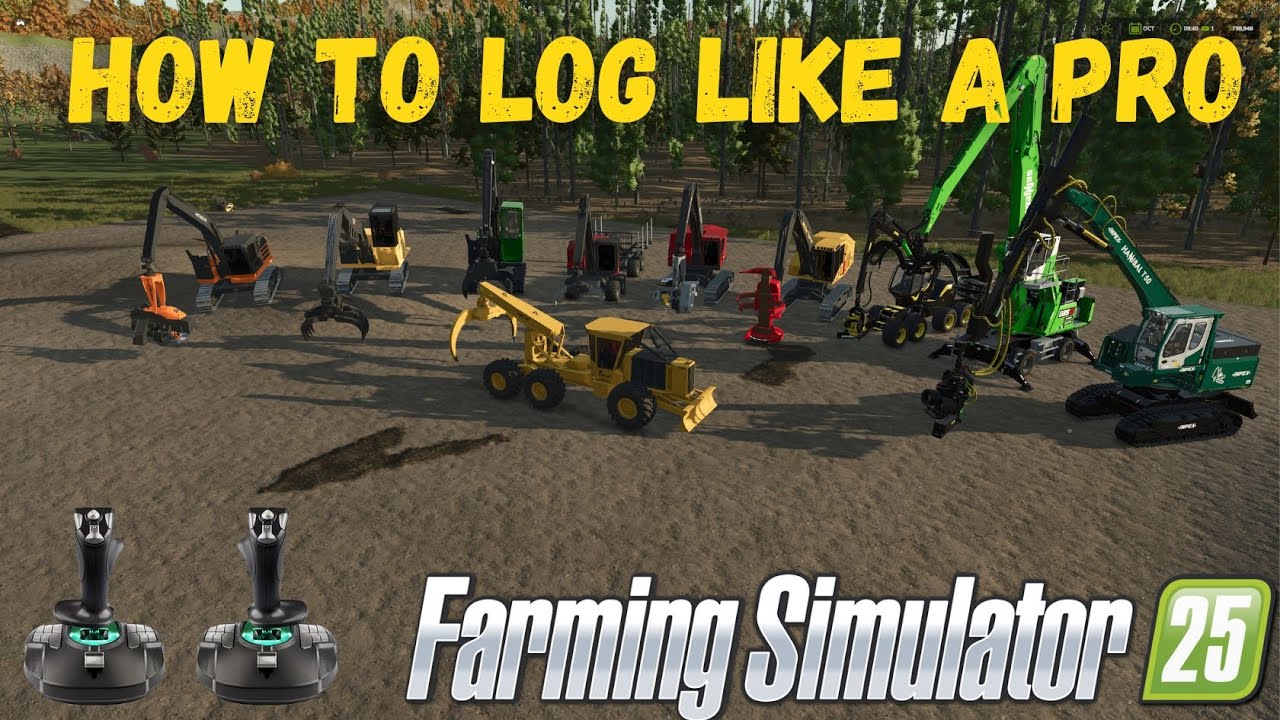 How to Log Like a Pro in Farming Simulator 25 4K Realistic Guide