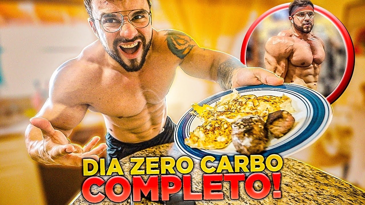 O DIA MAIS DIFÍCIL DA PREPARAÇÃO!! - BODYBUILDER EM ZERO CARBO!! *rumo aos 4% de bf*