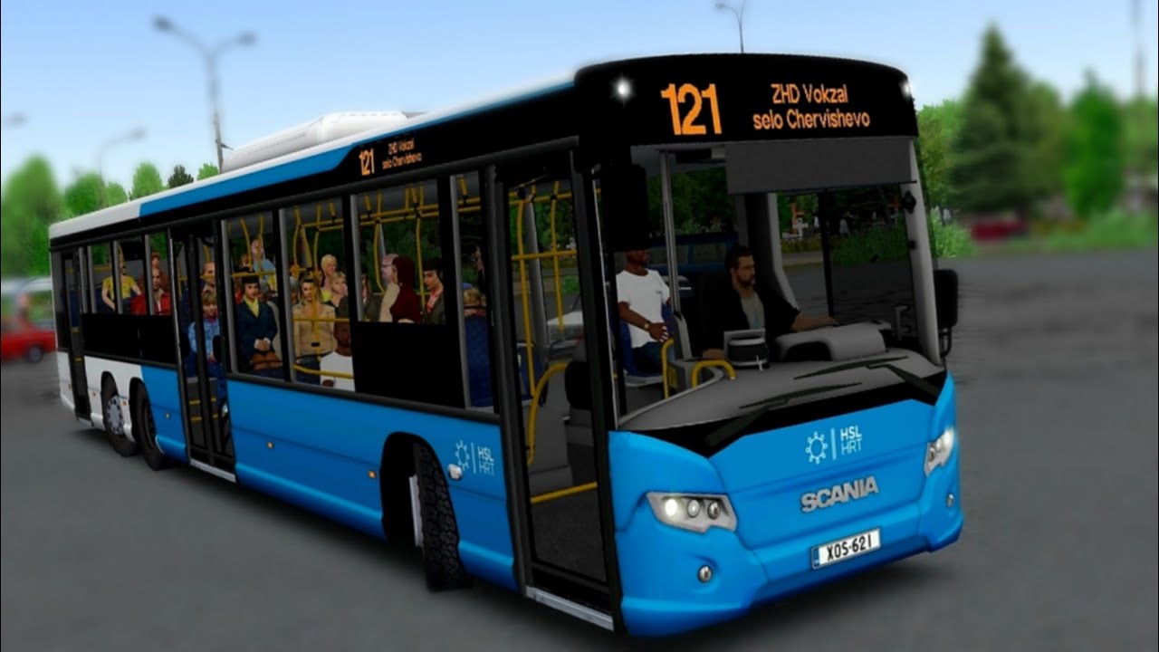 Обзор городского автобуса Scania Citywide Тугулым Omsi 2