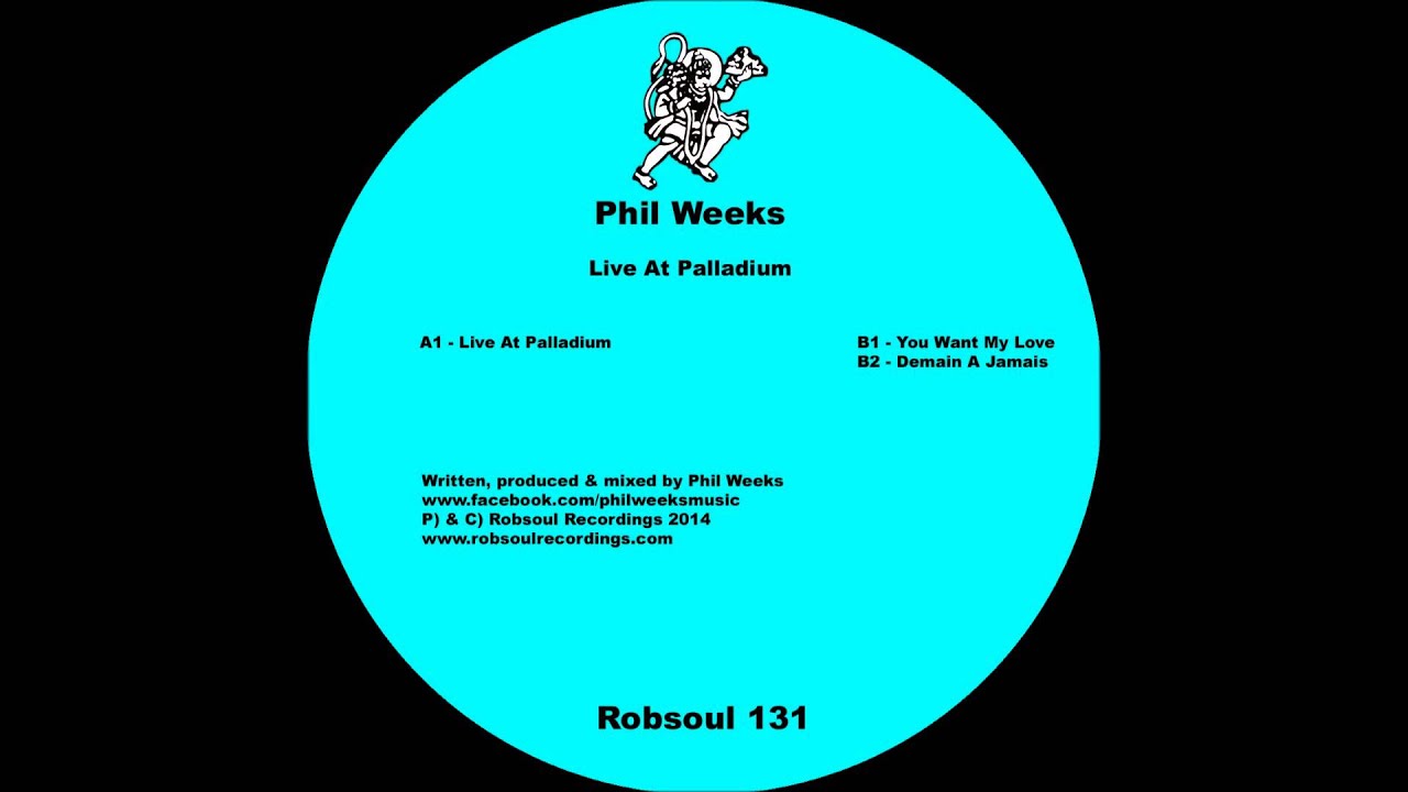 Phil Weeks - Live At Palladium (Robsoul)