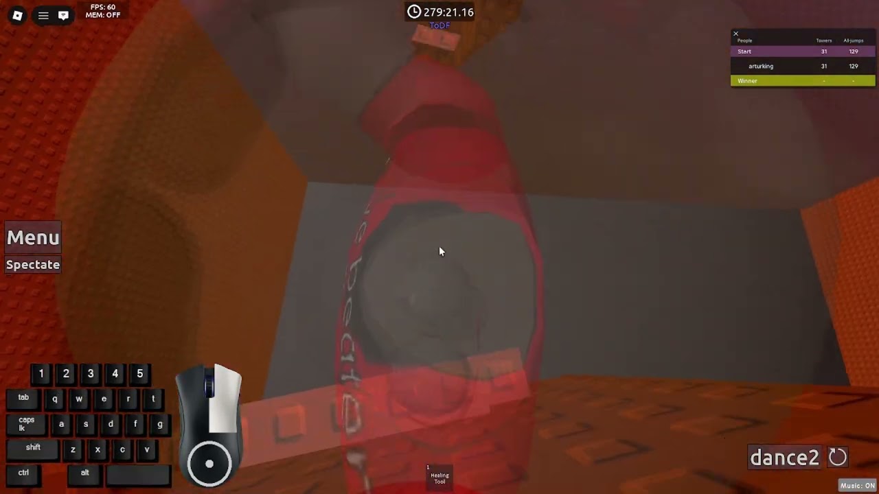 [60 FPS UNREAL] Tower of Dissociative Force - FLOOR 10 FAIL