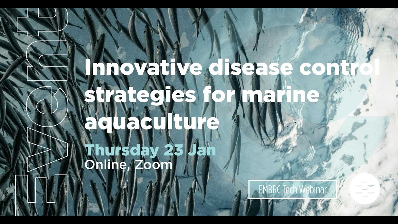 EMBRC Tech Webinar #2: Innovative disease control strategies for marine aquaculture