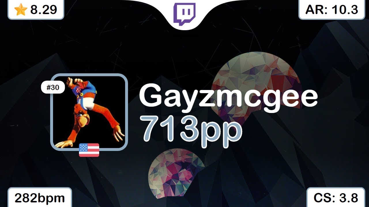 [Live] Gayzmcgee | VINXIS - Sidetracked Day [Daydream] +HDDT 97.72% {#1 713pp FC} - osu!