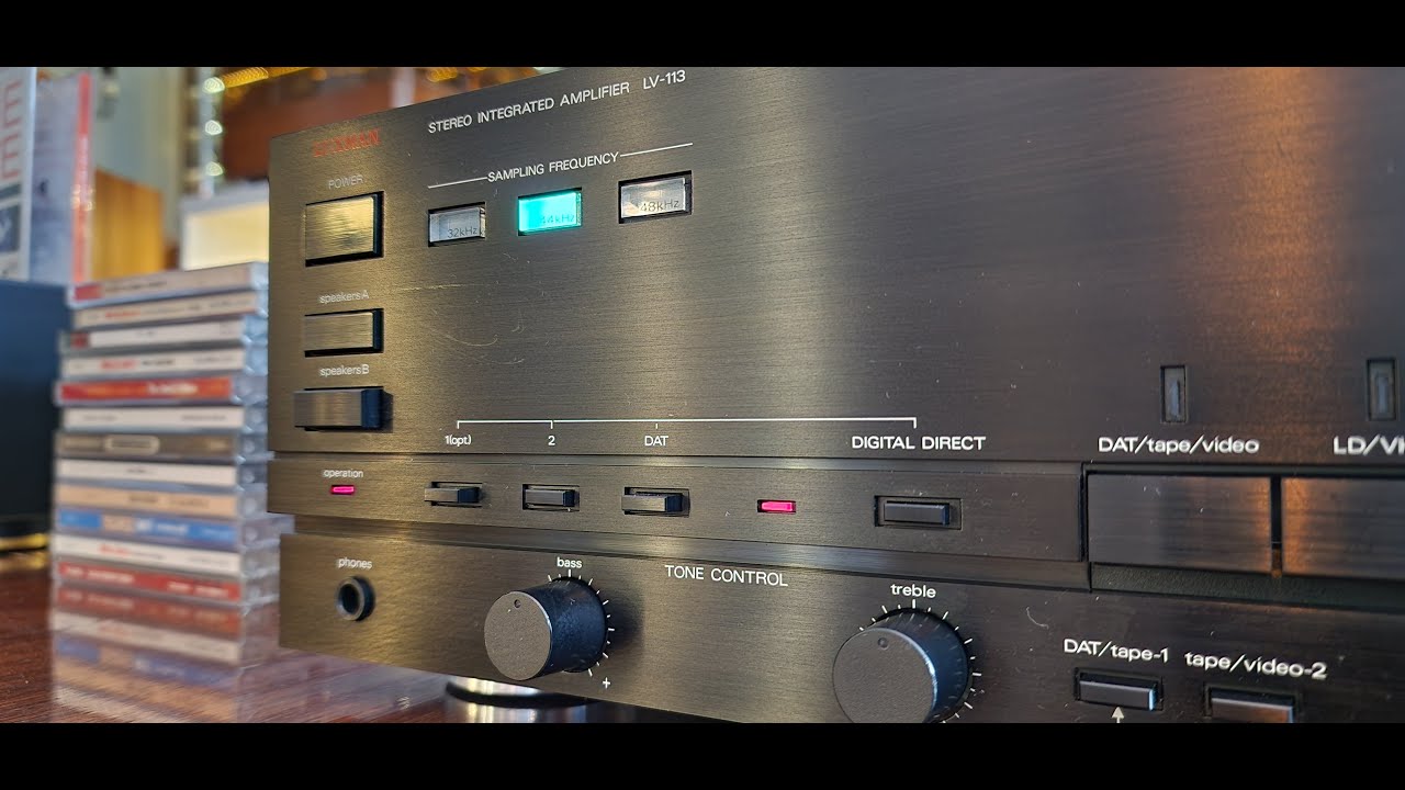 LUXMAN LV-113 amplifer +DAC  high fidelity JAPAN  -test-