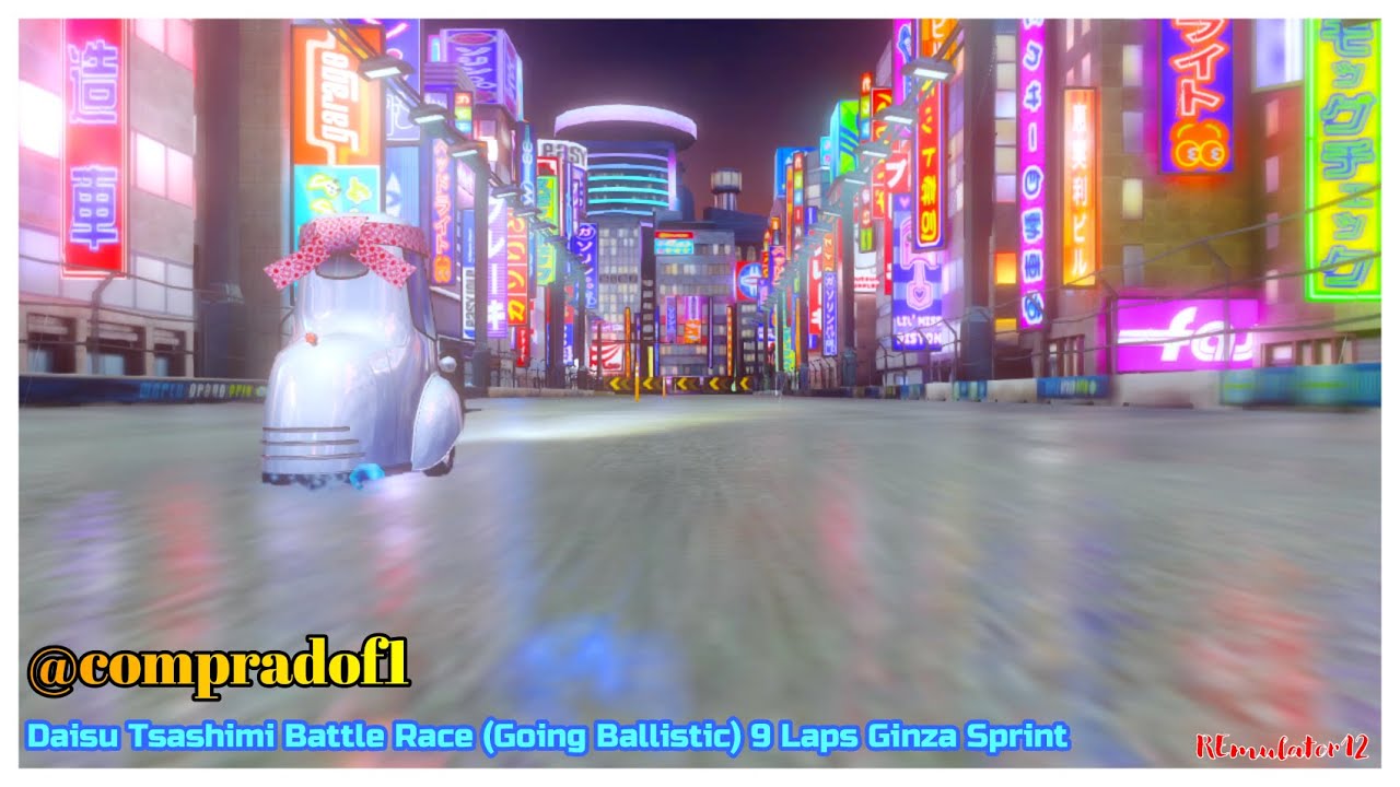 Cars 2 The Video Game | Daisu Tsashimi - Battle Race (Going Ballistic) | Ginza Sprint 9 Laps