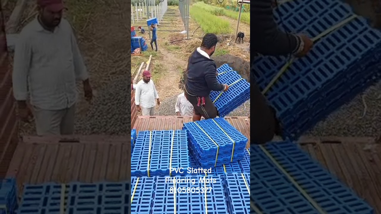 pvc Slatted Flooring Mat for Goat Shed. @QualityFabrications  8105805377