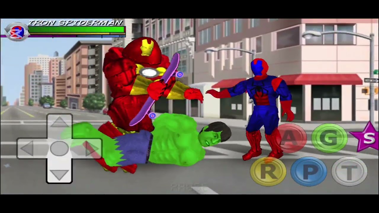 Spiderman Fights 1982 (New suit) Game name:Super city only on Monitor and mobile 