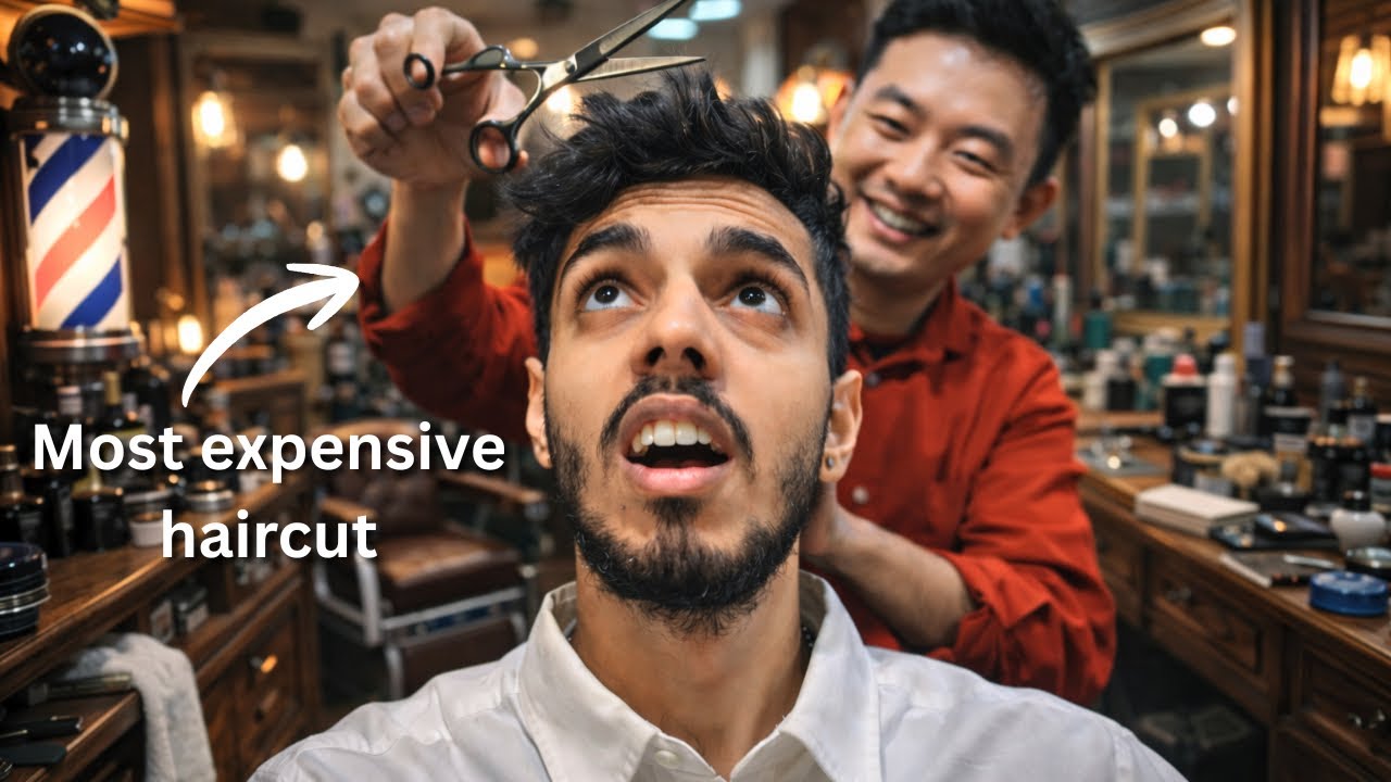 Most Expensive Hair Cut In Malaysia😳🇲🇾 | Krrish World