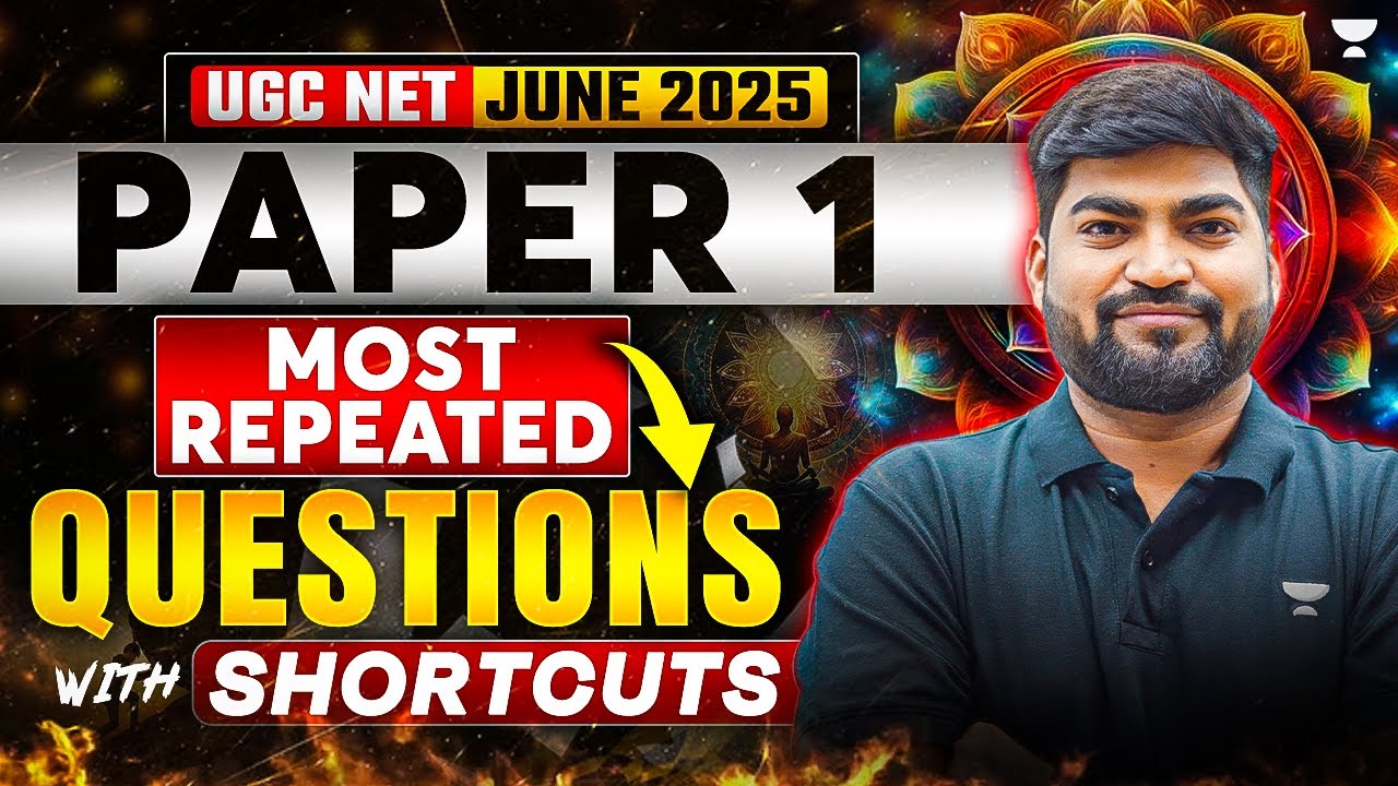 UGC NET June 2025 Paper 1 | Most Repeated Questions with Tricks | L2 |  by Rajat sir