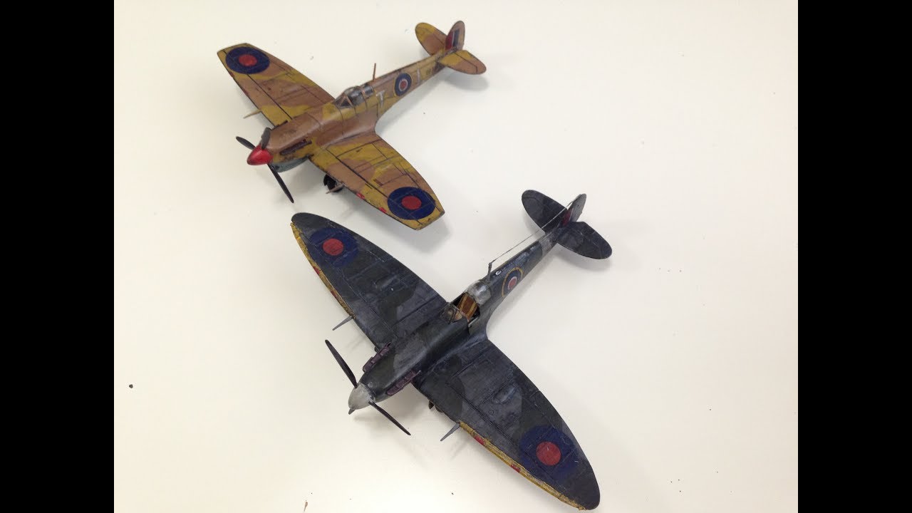 Spitfire Mk Vb and Vb/Trop Twin Build - Italeri 1:72 Kits