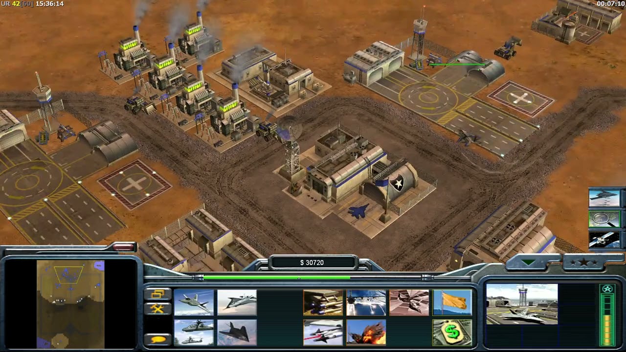 Generals Zero Hour: King Raptor VS Quad Cannon