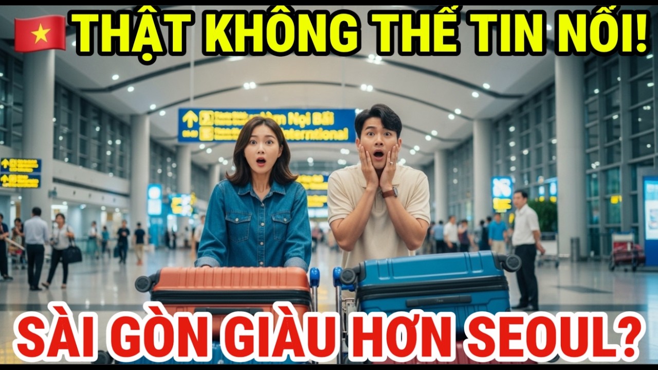 Thật khó tin! Cặp đôi Hàn Quốc sốc khi nhận ra vì sao Sài Gòn lại “giàu” hơn Seoul? bất ngờ thật sự!