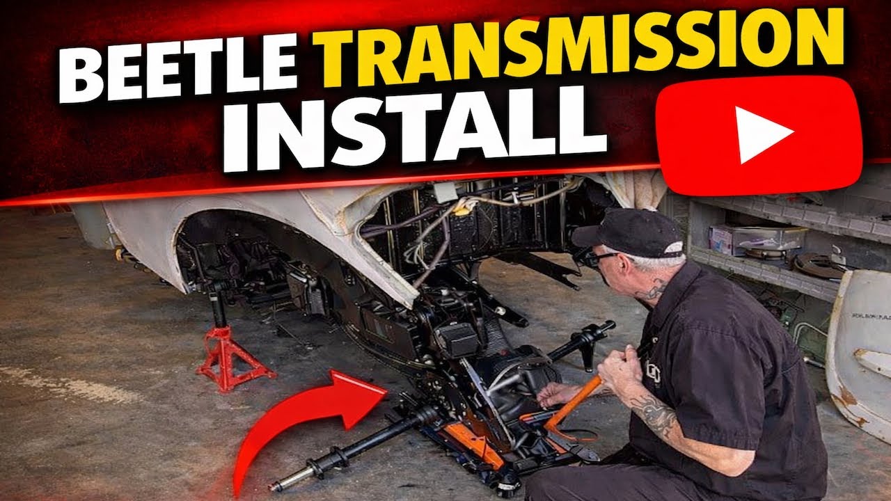 VW BEETLE TRANSMISSION SWINGAXLE INSTALL - TIPS & TRICKS - BAJA BUG - #sladesbeetle #vwbeetle