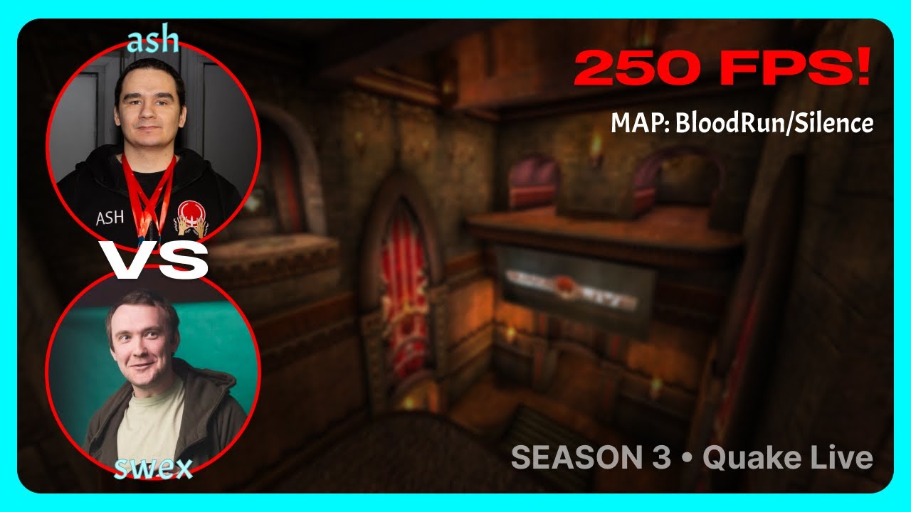 ash vs swex | 250FPS Quake Season 3 | BO3 | Quake Live