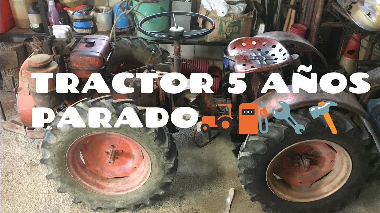 CÓMO ARRANCAR el VIEJO TRACTOR PARADO hace 5 AÑOS y dar un paseo a todo GAS