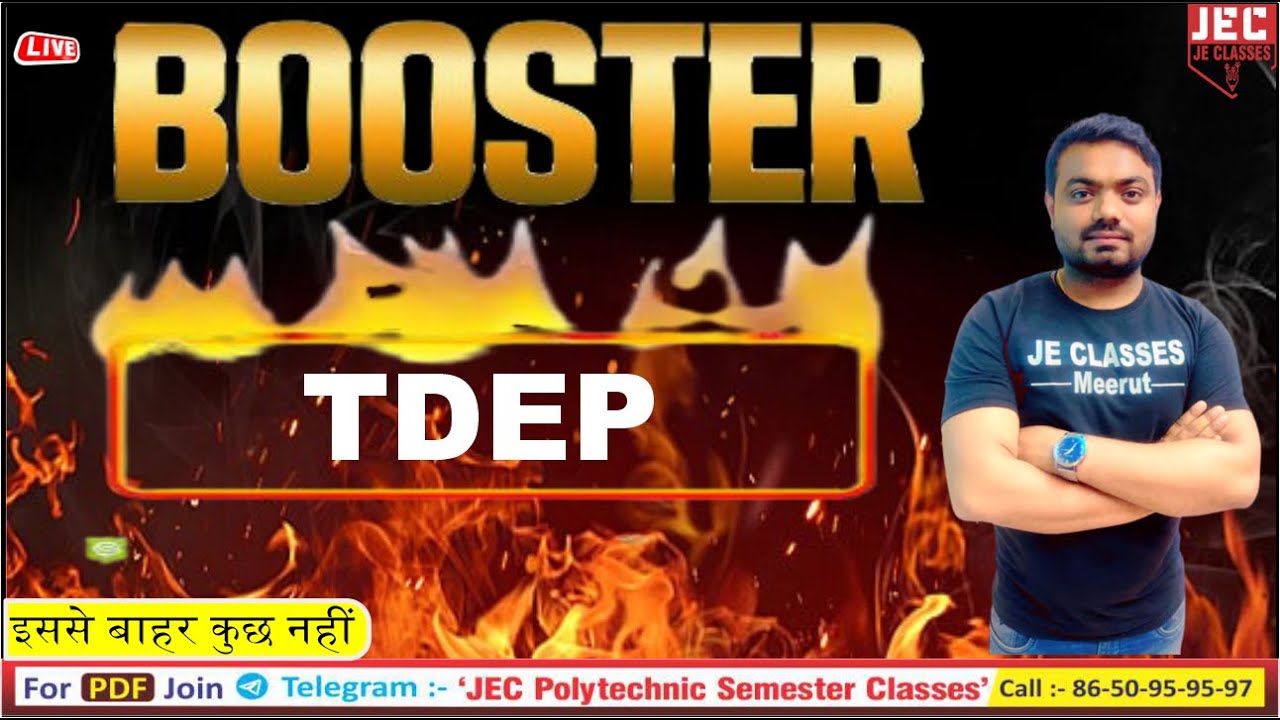 #01 UPBTE 4th Semester (TDEP) Transmission and Distribution of Electrical Power Booster Batch JEC