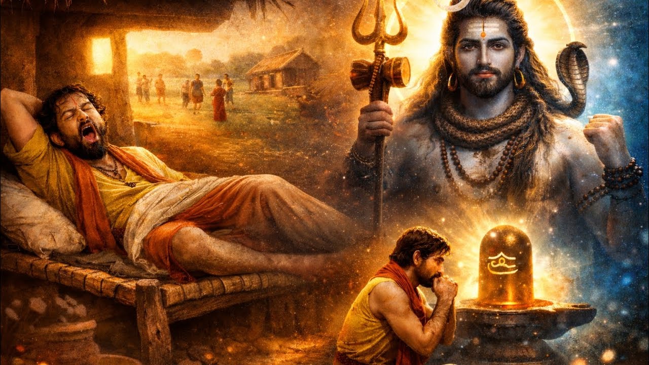 शंकर भगवान और आलसी ब्राहमण की कहानी #lord shiva or lazy brahman/story in Hindi 