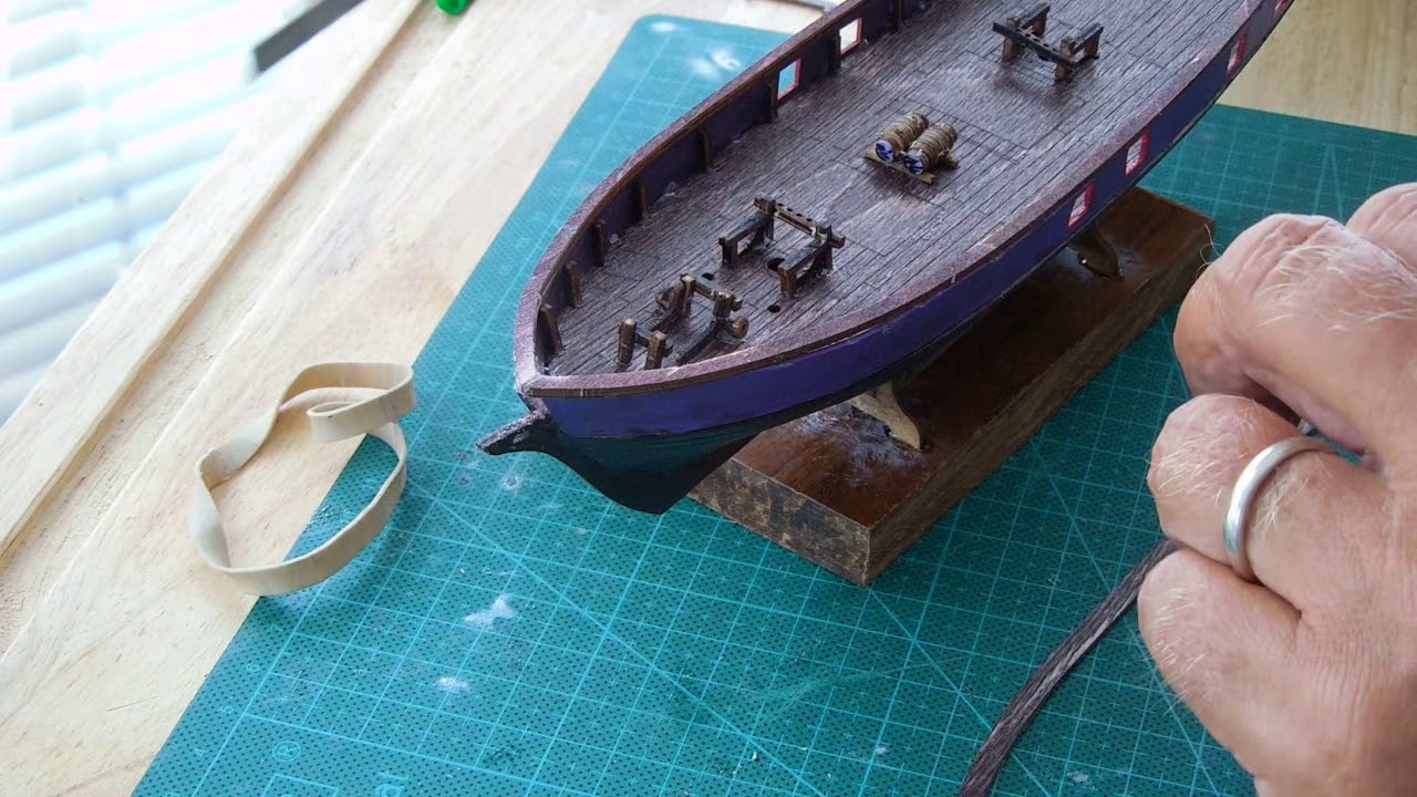 Wooden Model Ship Build Part 6