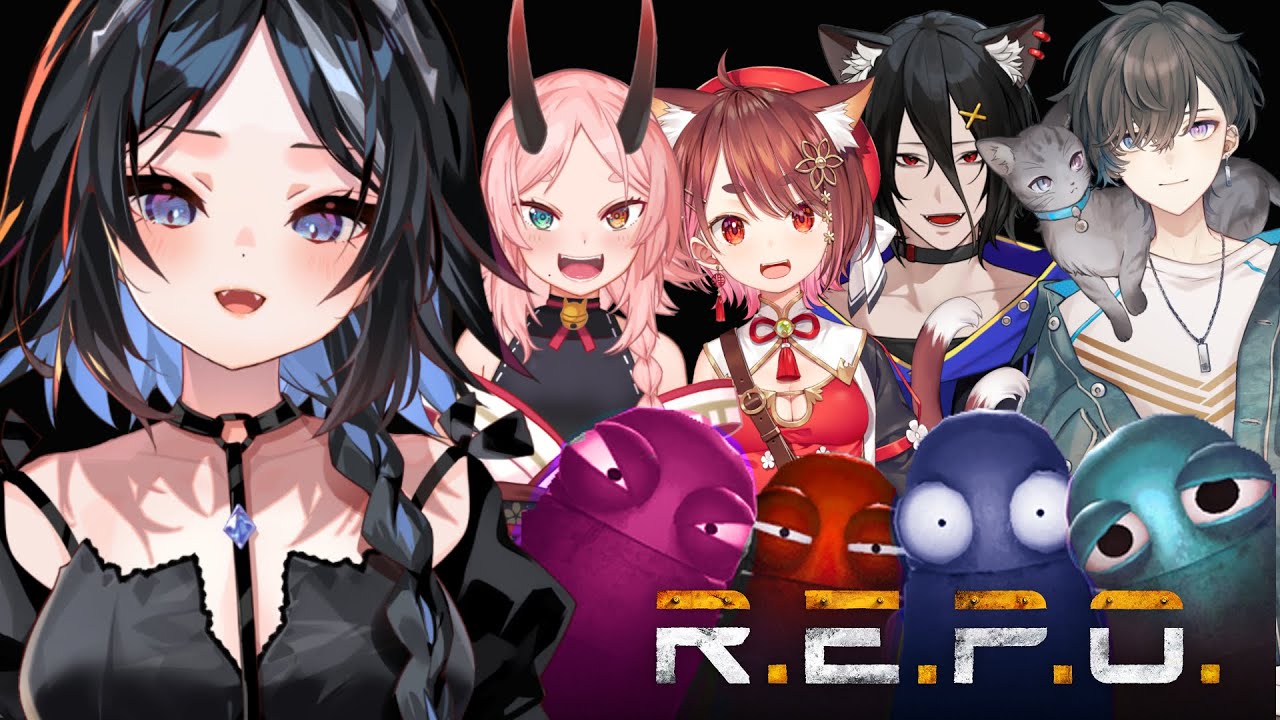 お友達とrepo【 鬼ヶ島ぴぃち/帝斗/おうかみ/花ノ木まる/屋敷シエル】