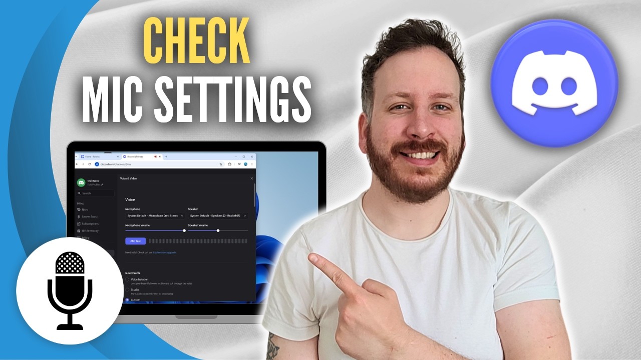 How To Check Mic Settings Discord