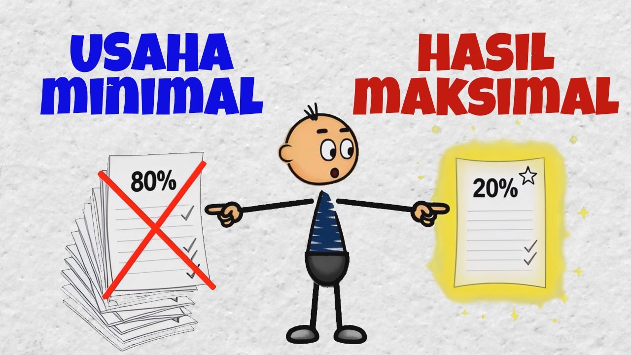 Cuma Butuh 20%: Cara Paling Malas untuk Jadi Orang Paling Produktif