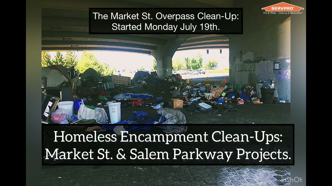 Homeless Camp Clean-Up in Salem Oregon