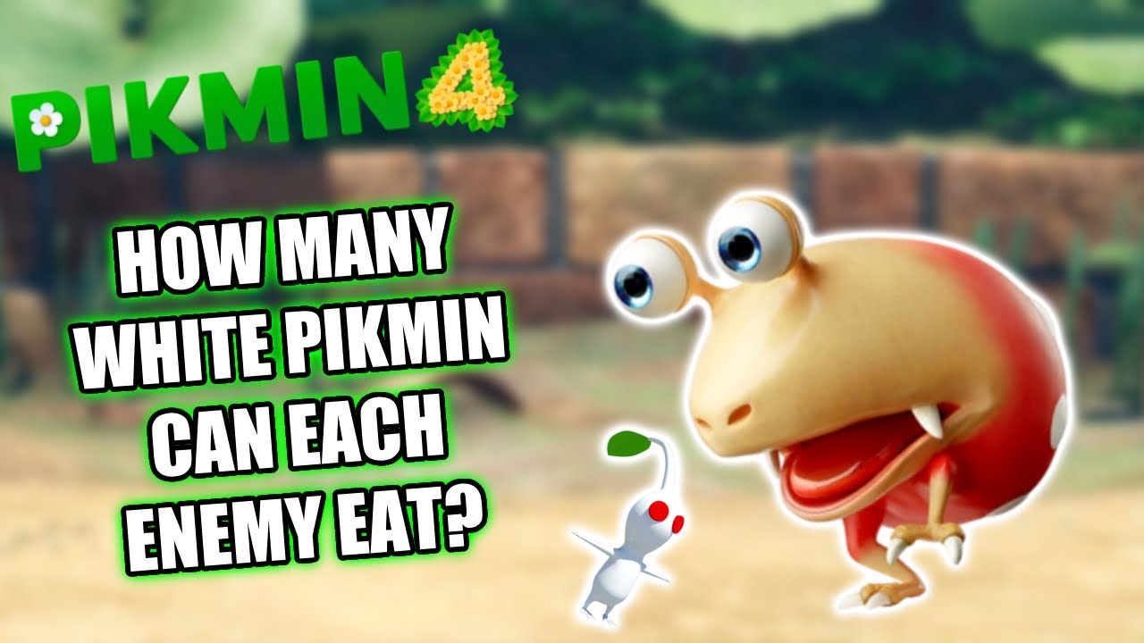 How many White Pikmin does it take to kill each enemy in Pikmin 4?