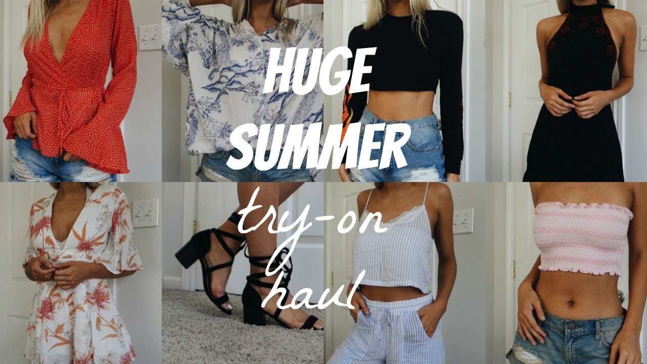 HUGE SUMMER TRY ON HAUL FT. LULUS, URBAN OUTFITTERS, & ZARA | Keaton Milburn