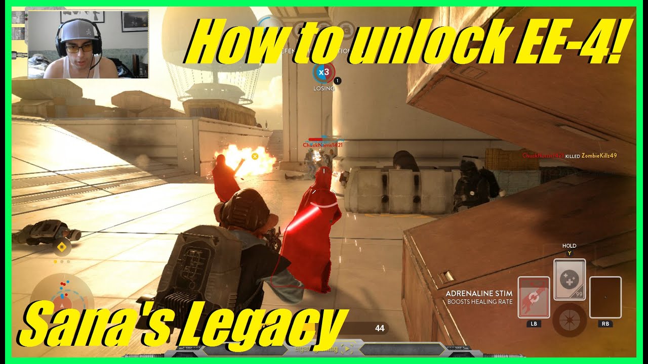 Star Wars Battlefront - How to unlock the EE-4! | Generator defense event explained! (Sana's Legacy)