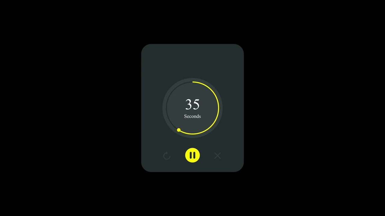 Countdown timer 1 minutes #greenscreen #vfx