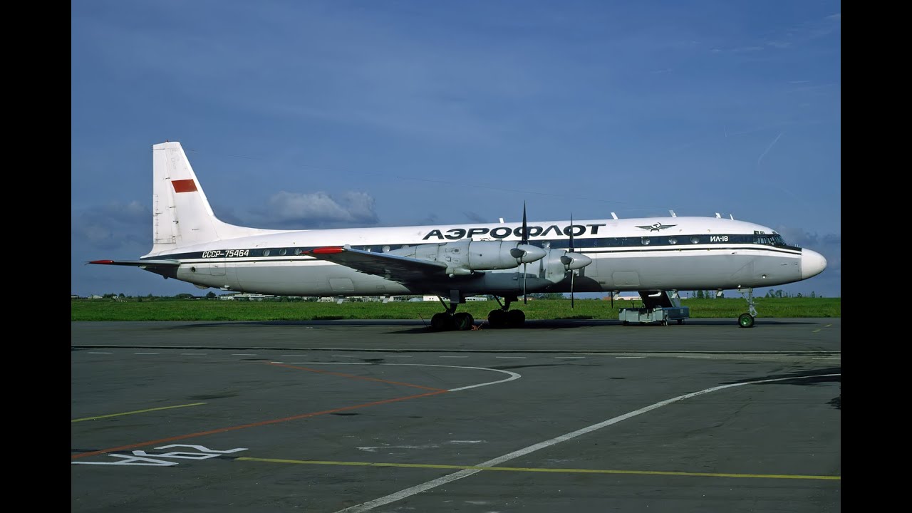 Russia, Belarus and Baltics aviation tour by IL-18 3rd-12th September 1993