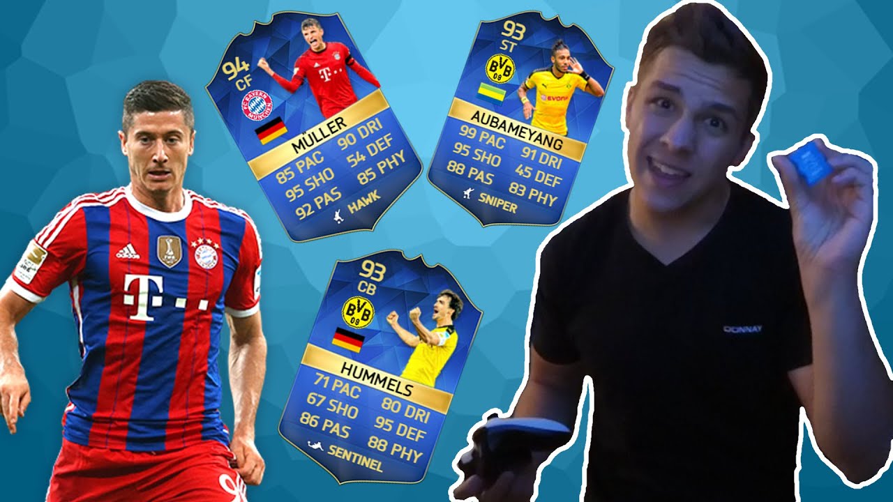 FIFA 16 BUNDESLIGA TOTS PACK OPENING-TÖBB MINT 5 KÉK..