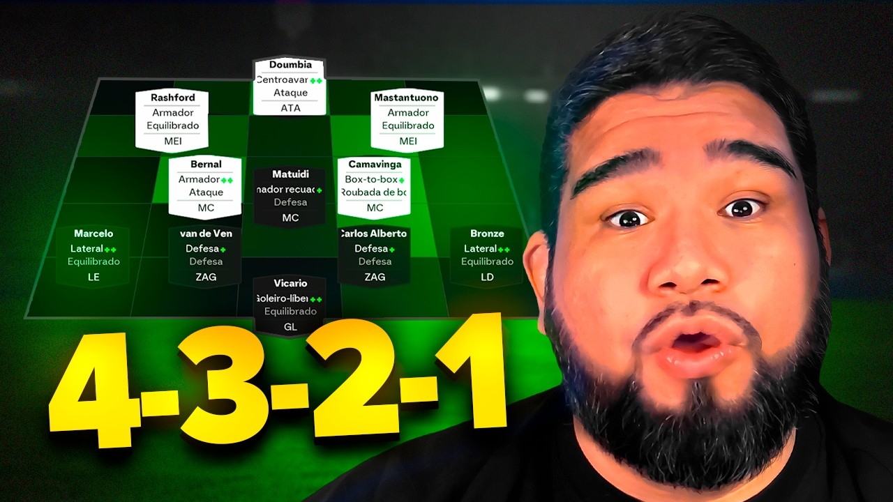 *POS PATCH* TATICA DE ATAQUE META 4-3-2-1 FORMAÇAO E TATICAS PERSONALIZADA! | EA FC 26 ULTIMATE TEAM