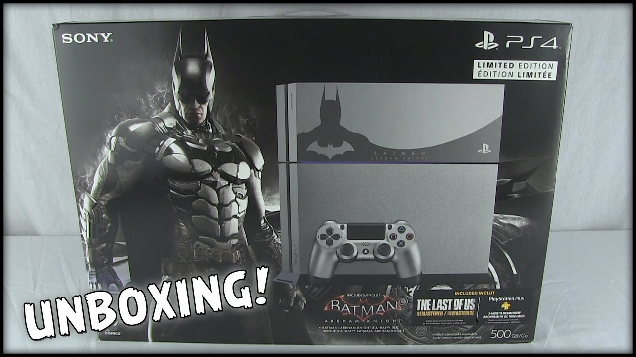 BATMAN Arkham Knight Limited Edition PS4 Unboxing
