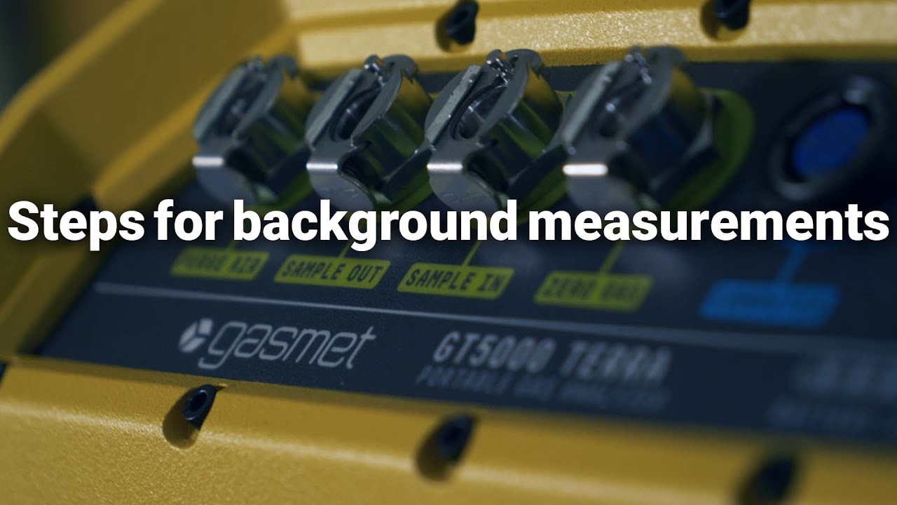Background measurements with GT5000 Terra