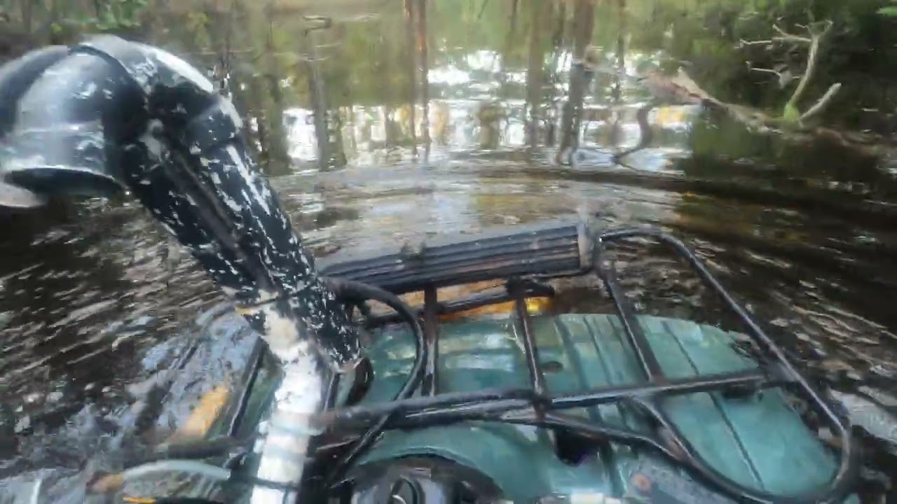 Yamaha Bear Tracker 250 going deep