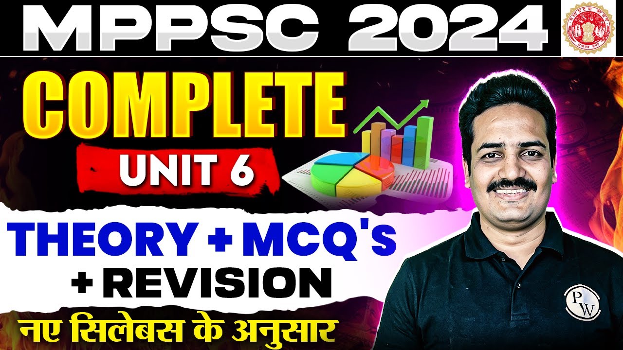 MPPSC PRE 2024 Unit-6 | Economics Marathon Class with Theory + MCQ for MPPSC Prelims 2024 Exam