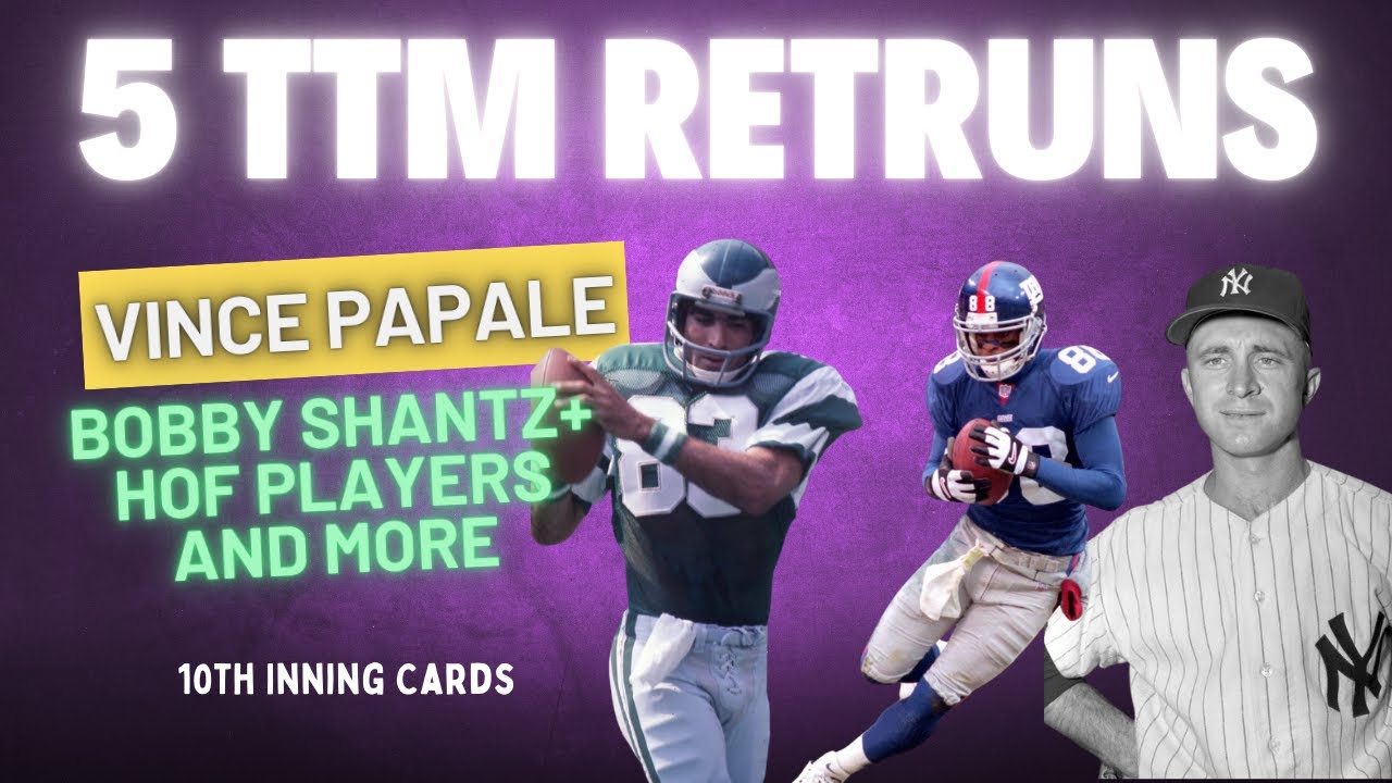 Autograph Returns: Vince Papale, Ike Hilliard & MLB Classics (TTM Success)