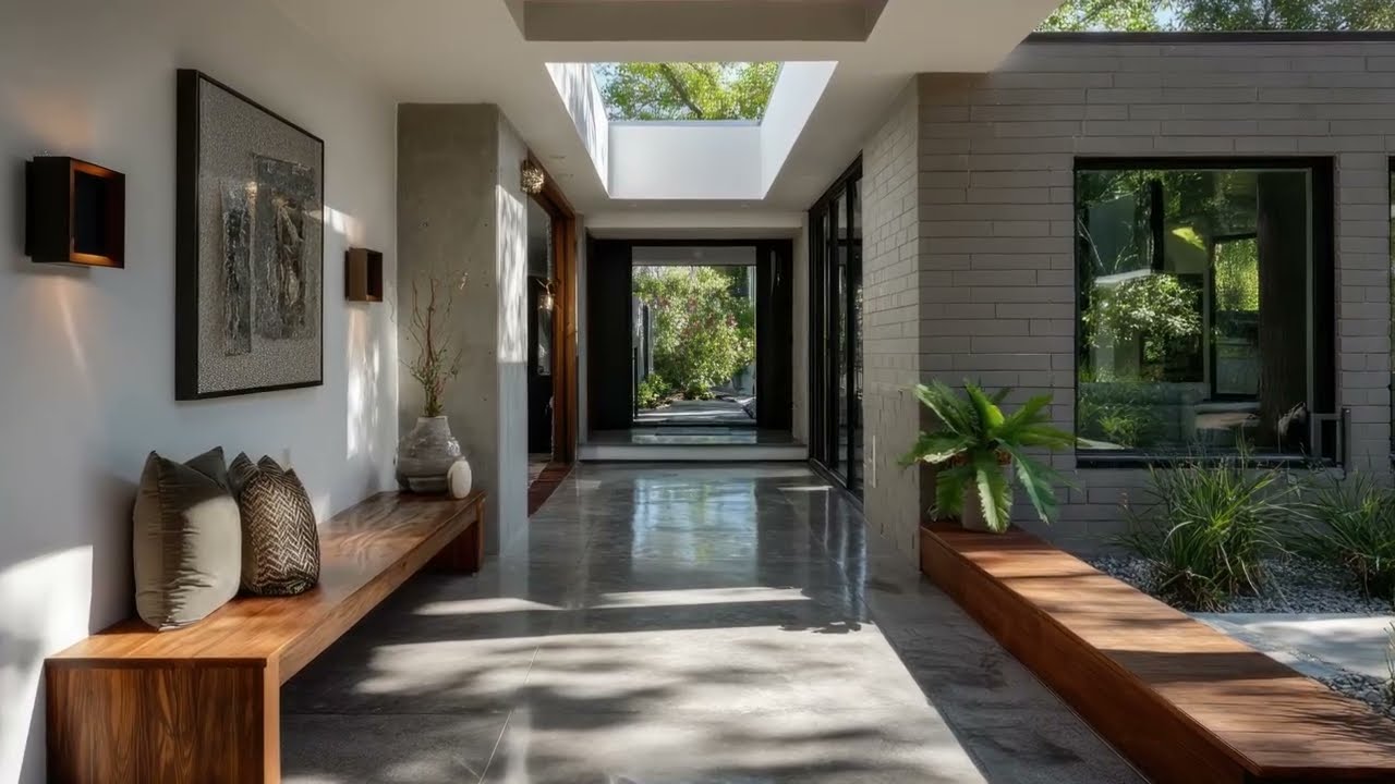 Minimalist Concrete Oasis | Energy Efficient Single Level Home Design Tour