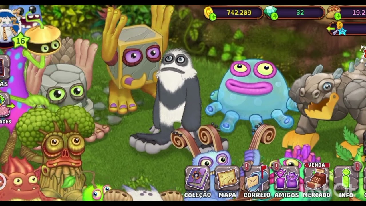 Ganhei um traje do mamutinho! #jogos #mysingingmonsters #viral #viralizou 