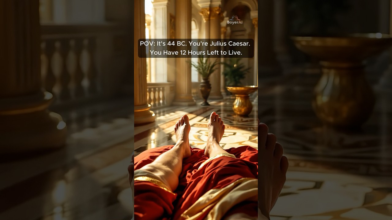 POV: You Wake Up as Gaius Julius Caesar in 44 BC #ai #history #pov