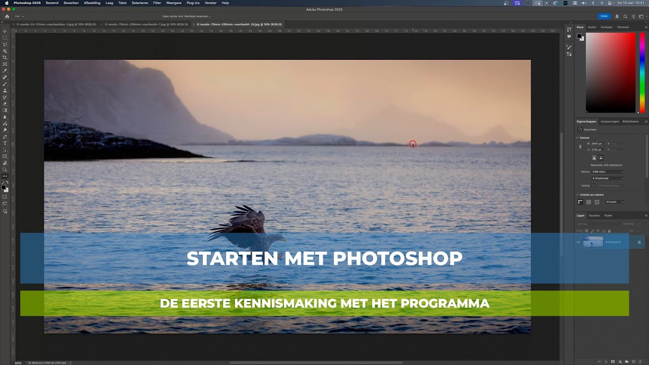 Starten met Photoshop: De eerste kennismaking met Photoshop