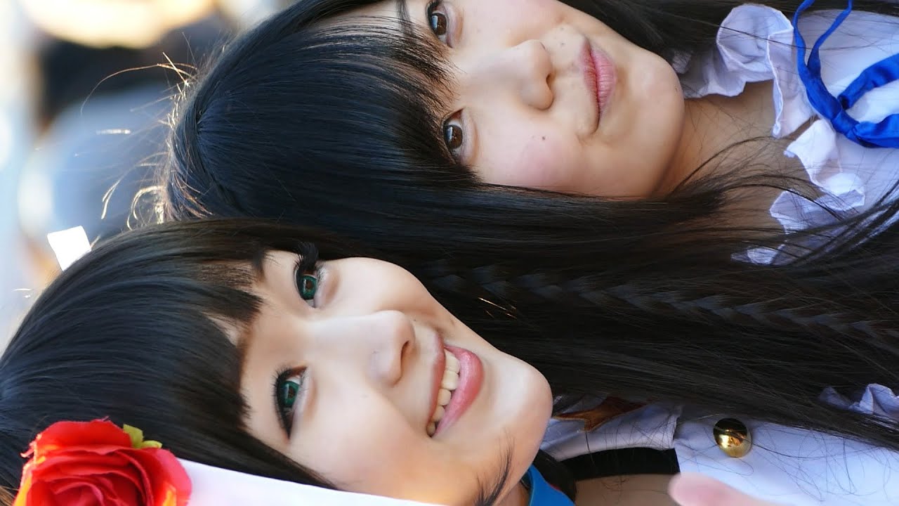 [4k] Vocaloid Cosplay Comiket Japan コミケット コスプレ レイヤー Fancam   @cyanmugi