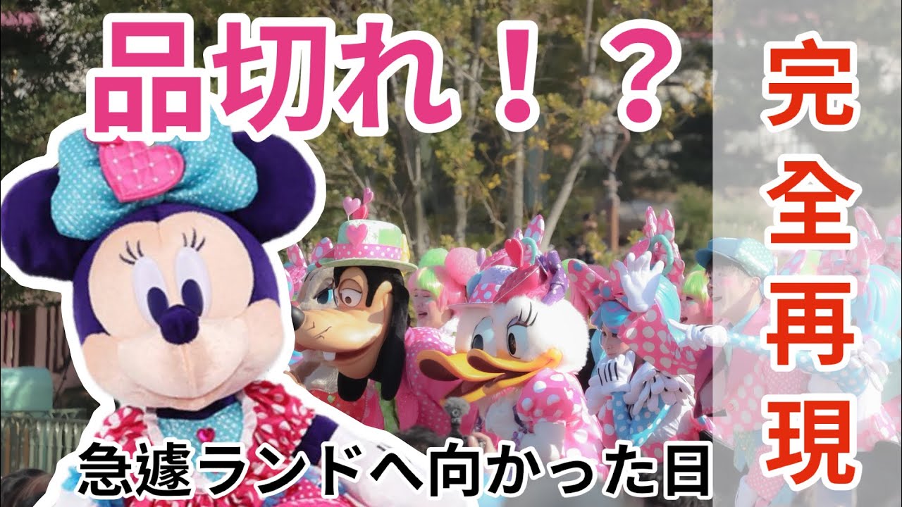 【スニーク】ミニーの新ぬいぐるみが急遽完売間近⁉️急いでウィークナイトパスポートでインパした1日！東京ディズニーランド　ミニーのファンダーランド