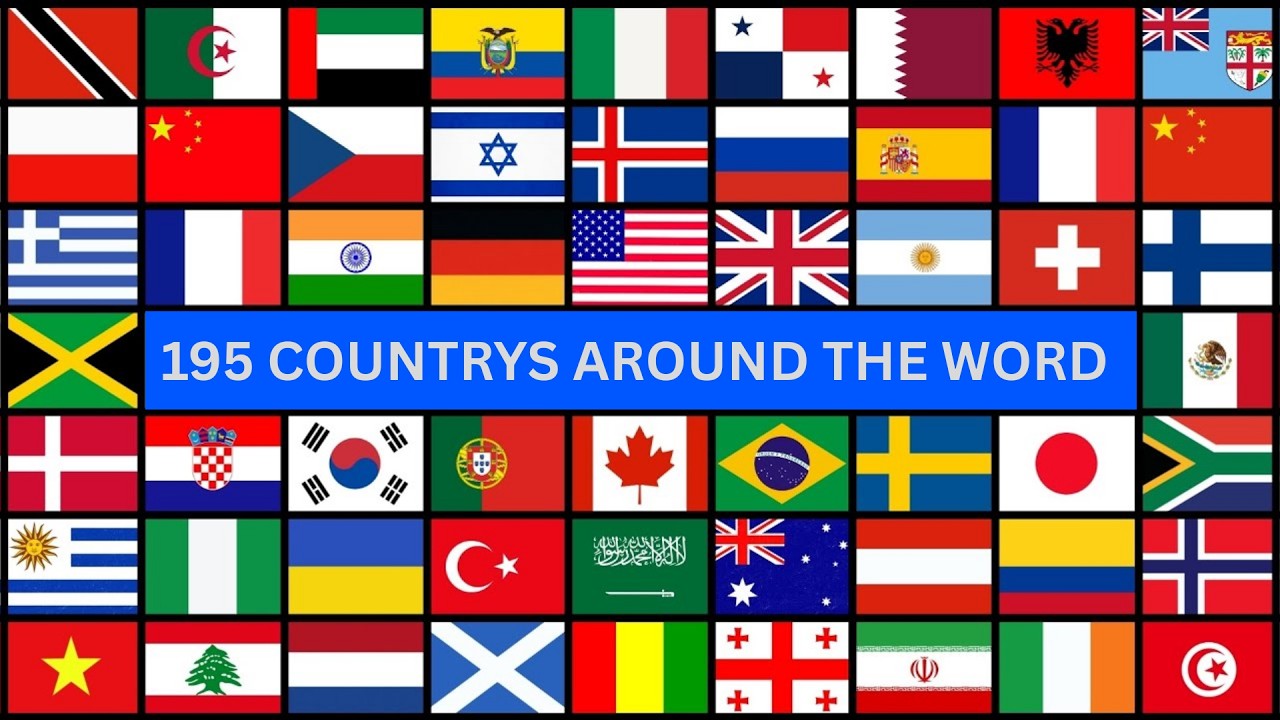 195 Countries Ranked by Land Size (Smallest to Largest) 🌎